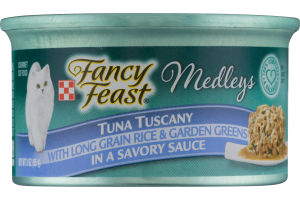 Fancy Feast Medleys Gourmet Cat Food Tuna Tuscany in a Savory Sauce
