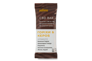 Батончик Орехи&Кероб CBD Pephemp м/у 50г