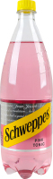 Напій безалкогольний сильногазований з фруктовим смаком з цукром та підсолоджувачами Pink Tonic Schweppes п/пл 1л