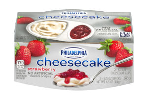 Philadelphia Cheesecake Cups Strawberry - 2 CT