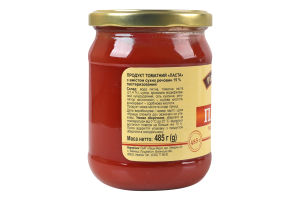 Паста томатная 15% Рідний край с/б 485г