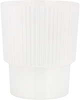 Горщик д/орхідей Стелла біла перлина з дренажем 16*18,5см Алеана