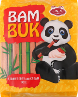 Снеки мультизлакові Бам-Бук з смаком полуниці з вершками 200г АВК