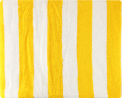 Полотенце махровое желтое 500г/м2 100х150см №13-0859 Global Linens MGHJ 1шт