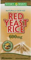 Nature's Bounty Red Yeast Rice 600 mg - 60 CT