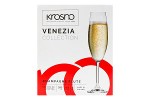 Набір келихів д/шампан Krosno Venezia 6*200мл