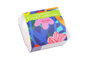 Цукерки-яйця Venchi з темного шоколаду у проз упак