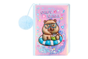Блокнот ZiBi KidsLine Capybara А5 з глітером 80арк