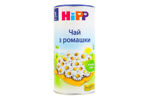 Чай для дітей від 1тиж сухий швидкорозчинний з ромашки Hipp тубус 200г