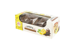 Булочка с шоколадно-лимонным вкусом Бабка Мамин хліб к/у 360г