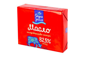 Масло солодковершкове 82.5% Екстра Рідна земля м/у 180г