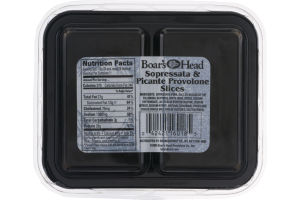 Boar's Head To Go Sopressata & Picante Provolone Slices