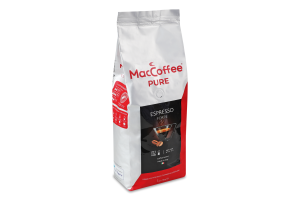Кава натуральна смажена в зернах Espresso Forte Pure MacCoffee м/у 1кг