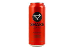 Напиток слабоалкогольный 500мл 7% сильногазированный Pornstar Cocktails Shake ж/б