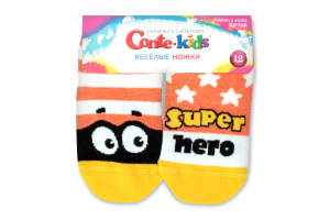 Шкарпетки дитячі Веселі ніжки Tip-Top Conte-kids 17С-10СП, розмір 12, 283 помаранчевий