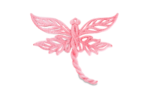 Подвеска Стрекоза бархат пластик 10х13 0701-1