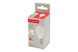 Лампа світлодіодна 6W 510lm E14 4100К №TLG4506144 Titanum 1шт