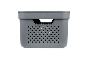 Корзина Simple 15л сірий матовий Алеана