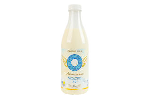 Молоко 2.5% пастеризоване органічне А2 Ангельске Organic Milk п/пл 900г