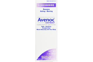 Boiron Avenoc Ointment Homeopathic Medicine Hemorrhoids