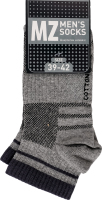 Носки мужские короткие спорт MZ №RT1321-134 39-42 серый