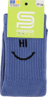 Шкарпетки підліт Premier socks Hi-Bye джинс р22-24