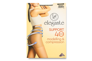 Колготки жіночі Elegante Support Modelling&Compression 40den 3 nero