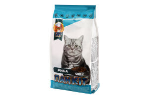 Корм сухой для кошек Рыба Пан Кот м/у 400г