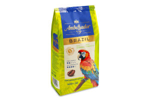 Кофе жареный в зернах Brazil Single origins Ambassador м/у 400г