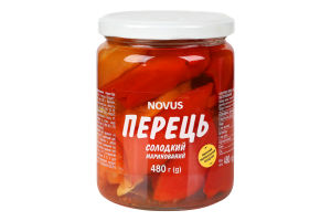 Перець солодкий маринований Novus 480г