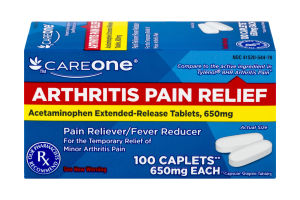 Ahold CareOne Arthritis Pain Relief/Fever Reducer - 100 CT