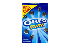 Oreo Mini Chocolate Sandwich Cookies Family Size