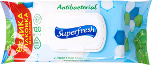 Серветка волога PRO Superfresh Antibact з клапаном