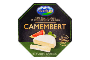 Сир 50% м'який зрілий Camembert Alpenhain к/у 125г