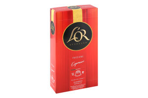 Кава натуральна смажена мелена в капсулах Passione Espresso L’OR к/у 52г