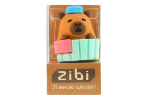 Ластик фигурка №ZB.5429 Смешные капибары Kids line ZiBi 1шт в ассорт