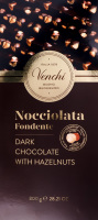 Шоколад чорний Venchi з цільним фундуком