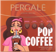 Цукерки асорті з какао Pop-coffee Pergale к/у 115г