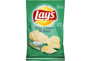 Lay's Sour Cream & Onion Flavored Potato Chips