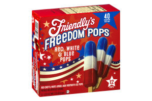 Friendly's Freedom Pops Red, White & Blue - 12 CT