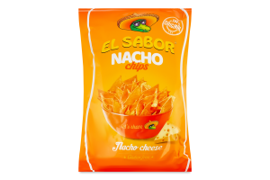Чипси кукурудзяні зі смаком сиру Nacho El Sabor м/у 100г