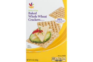 Ahold Reduced Fat Baked Whole Wheat Crackers