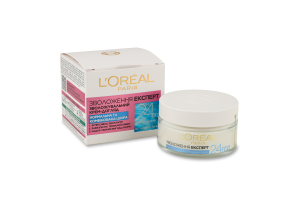 Крем для нормальної змішаної шкіри обличчя Зволоження Експерт Loreal 50мл