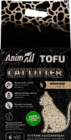 Наповнювач для котячого туалету соєвий без аромату Класичний Tofu AnimАll 6л