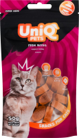 Ласощі для котів Рибні шматочки Mimi Uniq Pets д/п 50г