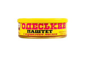Паштет з вершковим маслом стерилізований Одеський Онисс з/б 240г