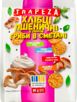 Мини-хлебцы пшеничные Грибы в сметане Trapeza м/у 90г