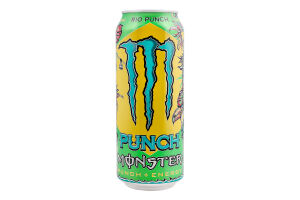Напиток энергетический безалкогольный сильногазированный Rio Punch Monster Energy ж/б 500мл