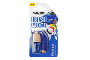 Ароматизатор д/авто Fresh Wood New Car 4мл блістер Winso