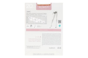 Колготки жіночі Conte elegant Slimfit 20den 5 natural